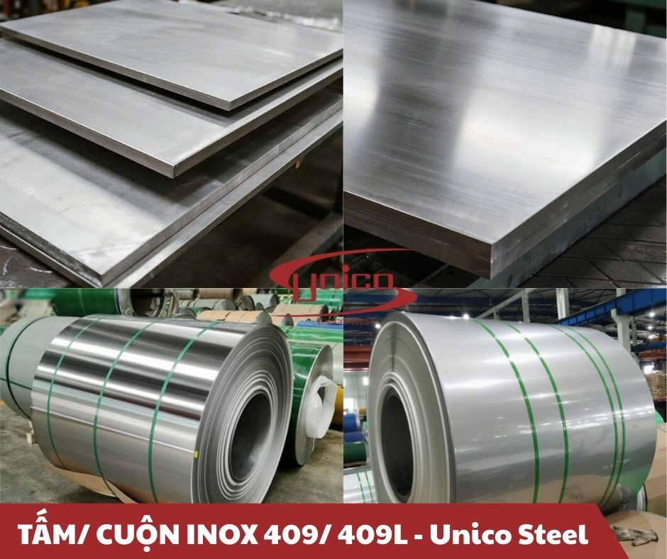 Tấm/ Cuộn inox 409|409L - Unico Steel